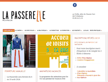 Tablet Screenshot of la-passerelle.fr